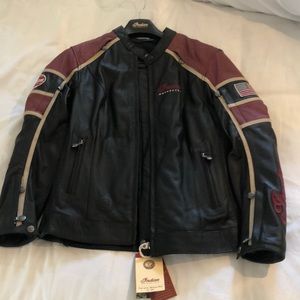 Indian leather Moto jacket - L